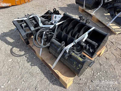 Quantity of (9) 2026 AGT 12EX-ATA Mini Excavator Attachments (Unused)