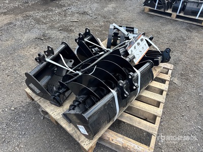 Quantity of (9) 2026 AGT 12EX-ATA Mini Excavator Attachments (Unused)