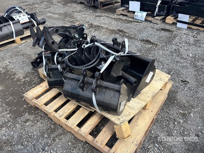 Quantity of (9) 2026 AGT 12EX-ATA Mini Excavator Attachments (Unused)