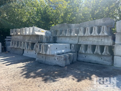 Quantity of (50) Jersey Barriers
