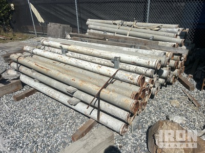 Quantity of (156) Pipe - Fits Concrete Pump