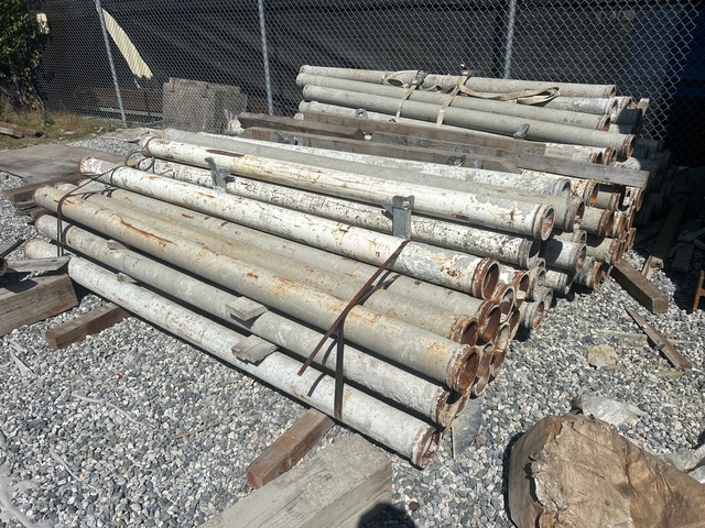 Quantity of (156) Pipe - Fits Concrete Pump