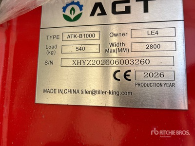 2026 AGT ATK-B1000 2 Post 10000 lb رافع المركبات (Unused)