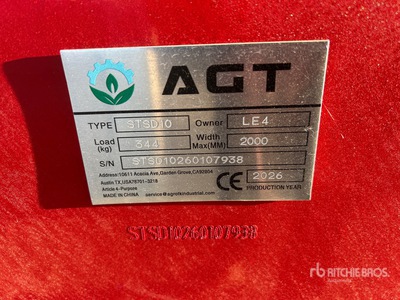 2026 AGT STSD10 3-Point & スキッドステア シーダー (Unused)