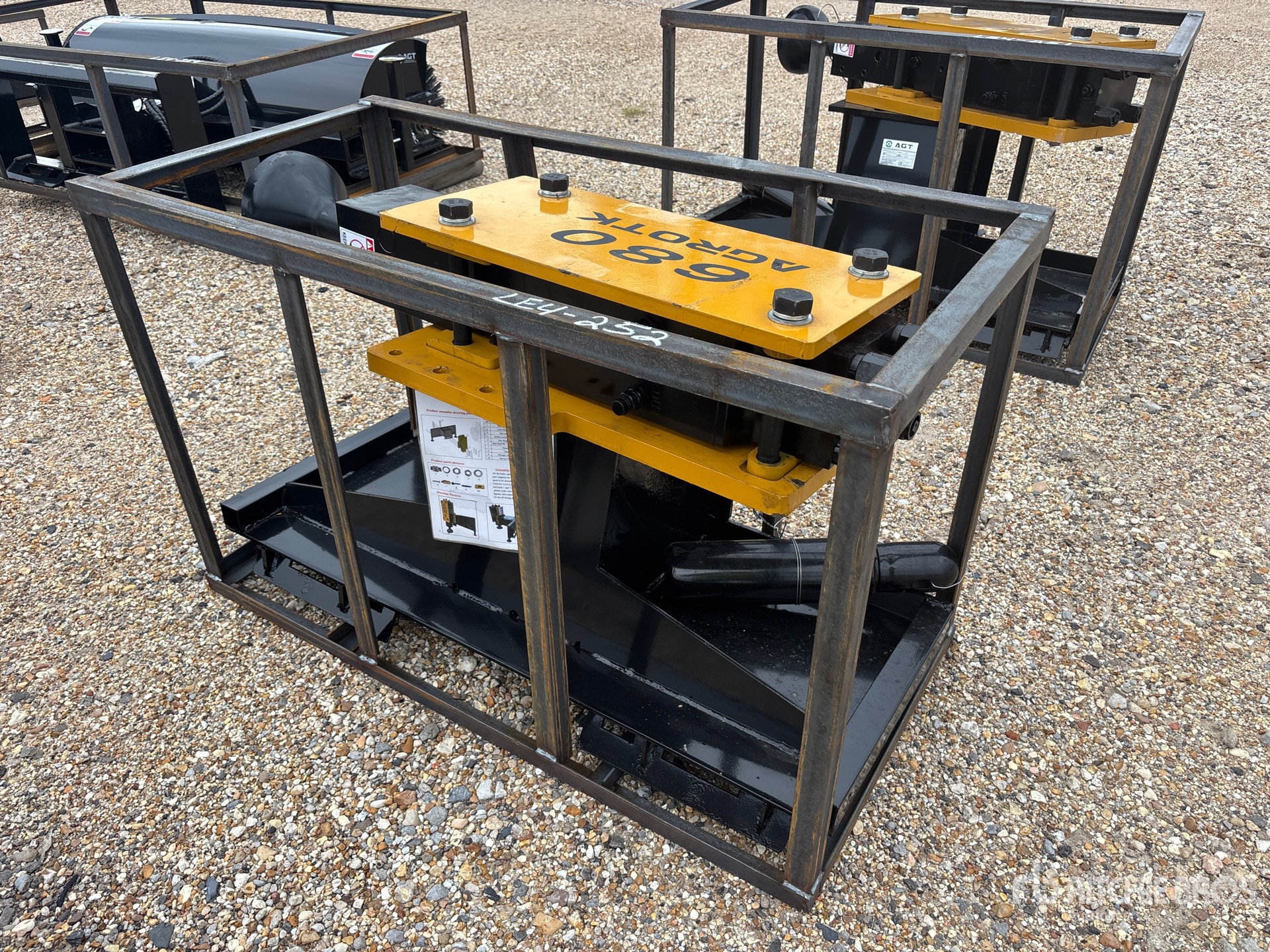 2026 AGT PD680-PZ Skid Steer Post Driver (Unused)