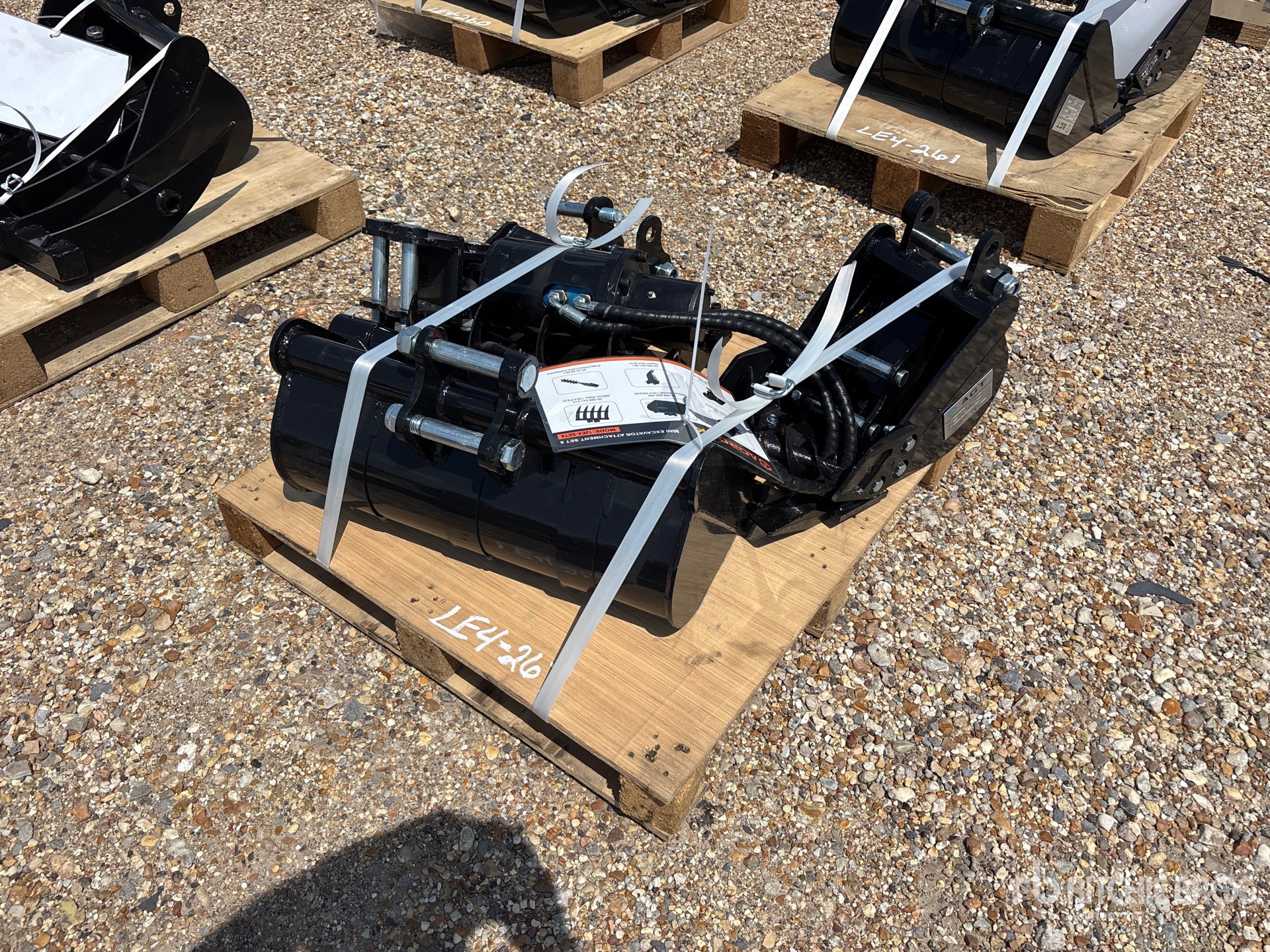 Quantity of (6) 2026 AGT 12EX-SET6 Mini Excavator Attachment Set (Unused)