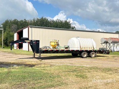 H & H 30 ft T/A Gooseneck Equipment Trailer