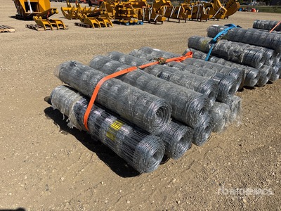 Quantity of (10) 2026 BYT FFC762 330 ft x 4 ft Galvanized Fencing (Unused)