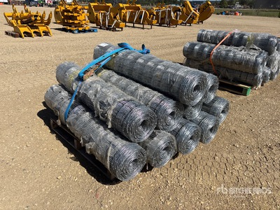 Quantity of (10) 2026 BYT FFC762 330 ft x 4 ft Galvanized Fencing (Unused)