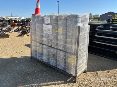 Quantity of (12) 2026 BYT FFC762 330 ft x 4 ft Galvanized Fencing (Unused)