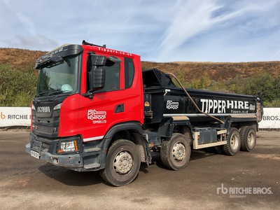 2018 Scania G410XT 8x4 Twin-Steer Extended Cab Tipper Quad/A Camión dumper