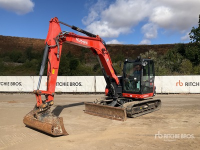 2019 Kubota KX080-4 Rupsgraafmachine