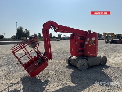 2017 Manitou 120 AETJC 2 Electric Articulating Boom Lift (Inoperable)