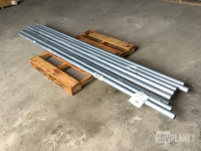 (8) 10' x 2" Wheatland T7-548 EMT Steel Conduit Tubes