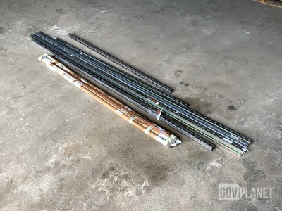 (6) Grounding Rods & (7) Metal Strut Channels