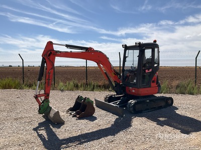 2017 Kubota U35-3 Mini Excavadora