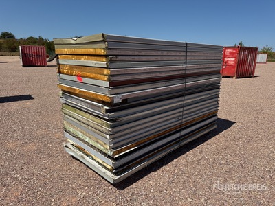 Qte De Panneaux Sandwich Pour Bungalow Qty Of Sandwich Panel For Roadwork Cabin 産業関連 - その他