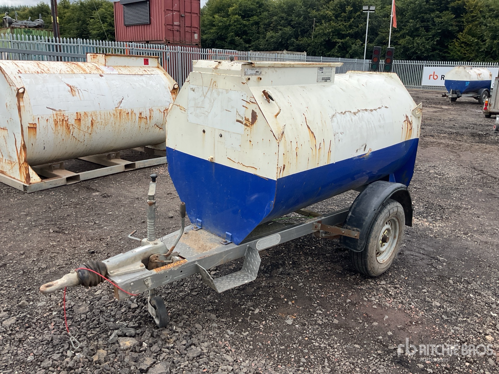 2004 Main 1000 L Trailer Mounted Steel 250 Bowser Fuel Tank