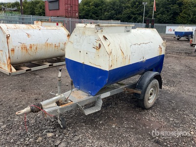 2004 Main 1000 L Trailer Mounted Steel 250 Bowser Fuel Tank