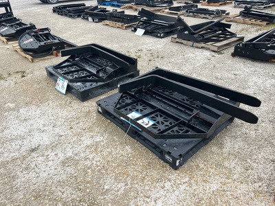 Quantity of (2) 45 in Fourches pour chargeuse à différentiel