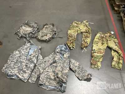 (14) Pairs of Cold Weather Trousers, (5) Cold Weather Parkas & Assorted Items