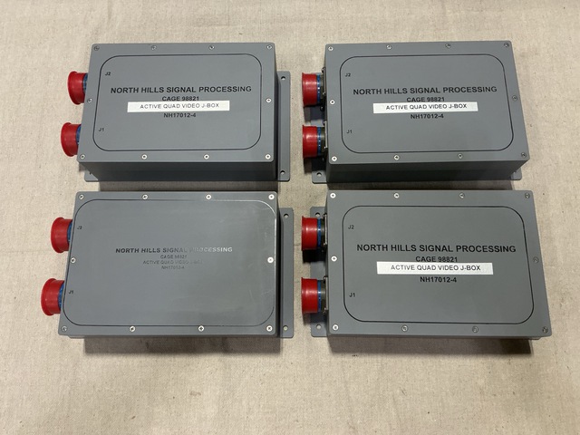 (4) North Hills Signal Processing NH17012-4 Video Interface Units (4) North Hills Signal Processing NH17012-4 Video Interface Units