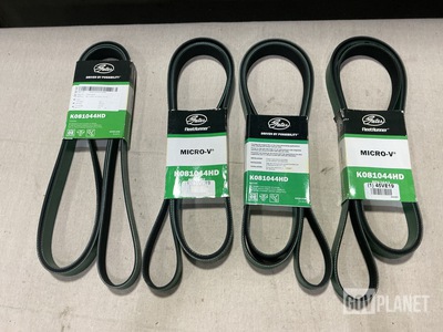(143) Gates K081044HD MICRO-V Serpentine Belts