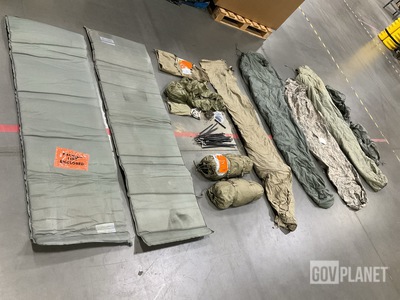 (14) Self-Inflating Sleeping Mats, (3) Improved Combat Shelters & Assorted Items