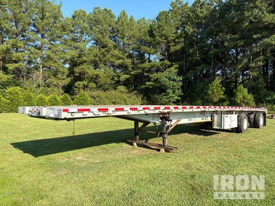 2007 Wilson ACF-300SS 48 ft T/A Spread Axle مقطورة مسطحة