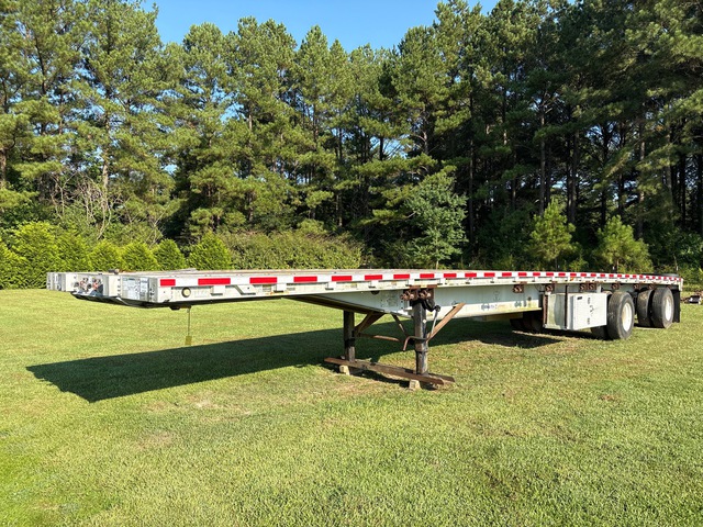 2007 Wilson ACF-300SS 48 ft T/A Spread Axle Flatbed Trailer