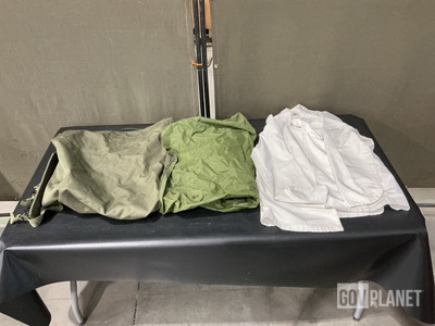 (11) Smocks, (21) Duffel Bags, (16) Clothing Bags & Assorted Items