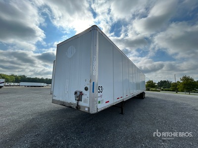 2014 Wabash 53 ft x 102 in T/A Van Trailer