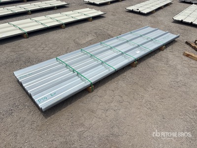 Quantity of (50) 2025 Kit Containers 30 Gauge 12 ft Long 36 in. Painted R Panels