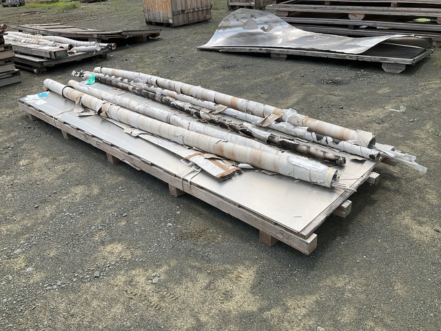 Lot of Sheet Metal & Metal Rods