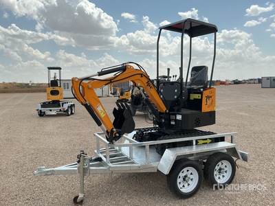 2025 JPC HT12 With Trailer Mini Excavator (Unused)