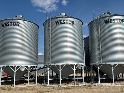 Westor 1805 +/- 4920 bu 5 Ring Hopper Grain Bin