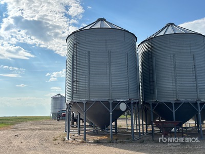 +/- 4500 bu 6 Ring Hopper Grain Bin