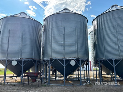 +/- 4500 bu 6 Ring Hopper Grain Bin