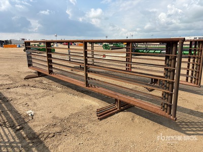 Quantity of (5) 24 ft x 5 ft 4 in Livestock Panel