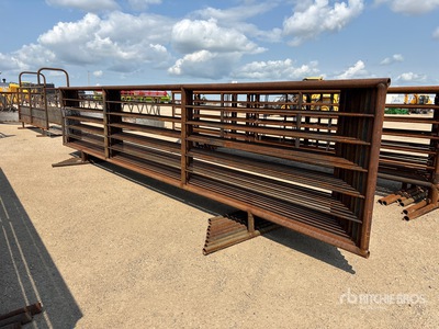 Quantity of (9) 24 ft x 5 ft 4 in Viehzuchtgremium