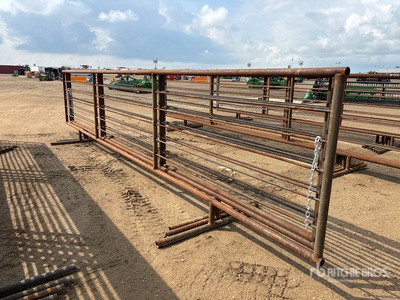 Quantity of (3) 24 ft x 5 ft 4 in Livestock Panel