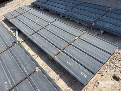 Quantity of (50) 12 ft Galvalume Panels (Unused)
