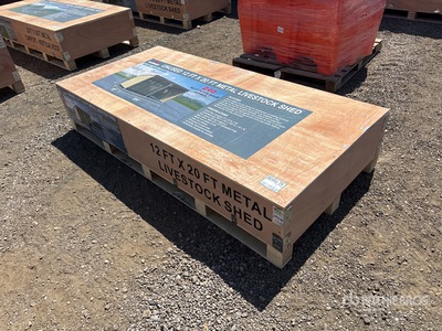 2026 AGR LS1220 20 ft x 12 ft Metal Livestock Shelter (Unused)