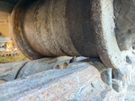 Undercarriage with Left Track Rollers