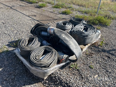Quantity of (2) Pallets of 7 inch Lay Flat Hose