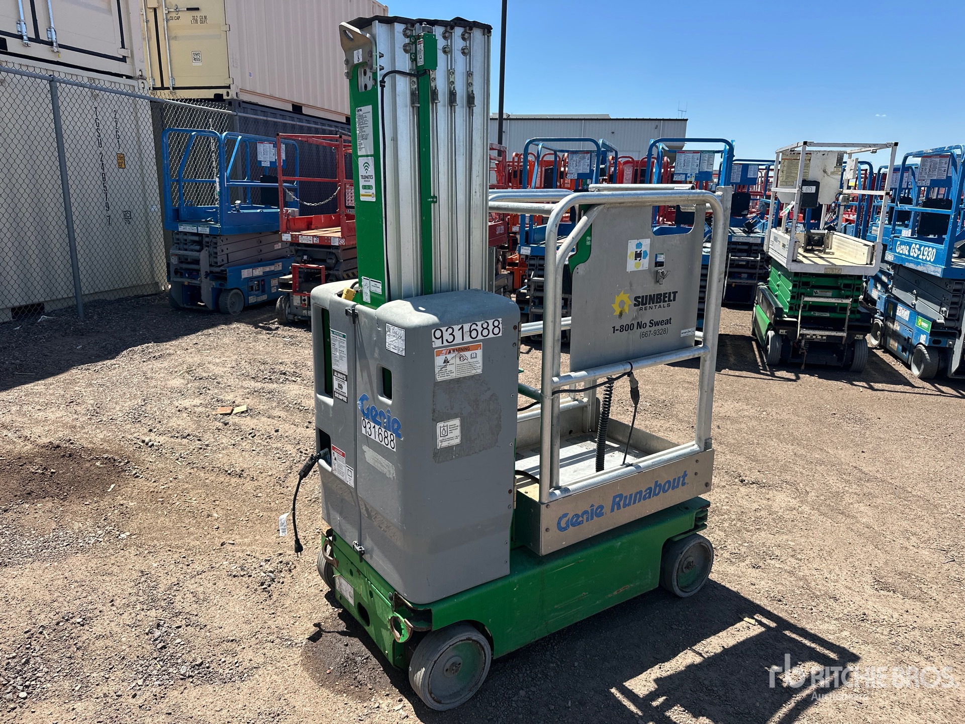 2016 Genie GR20 Vertical Mast Lift