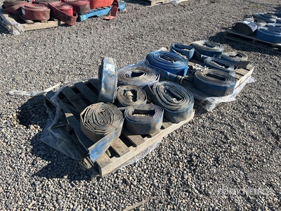 Quantity of (2) Pallets of 4 inch Lay Flat Hose