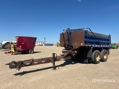 2001 Midland XL2100 15 ft T/A Pup End Dump Trailer