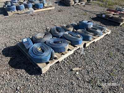 Quantity of (2) Pallets of 4 inch Lay Flat Hose