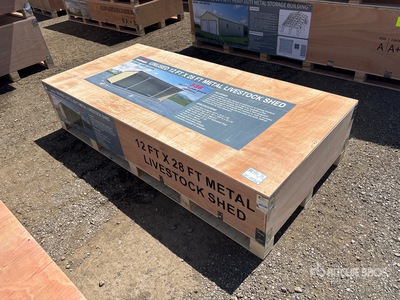 AGR LS1228 12 ft x 28 ft Livestock Shelter (Unused)